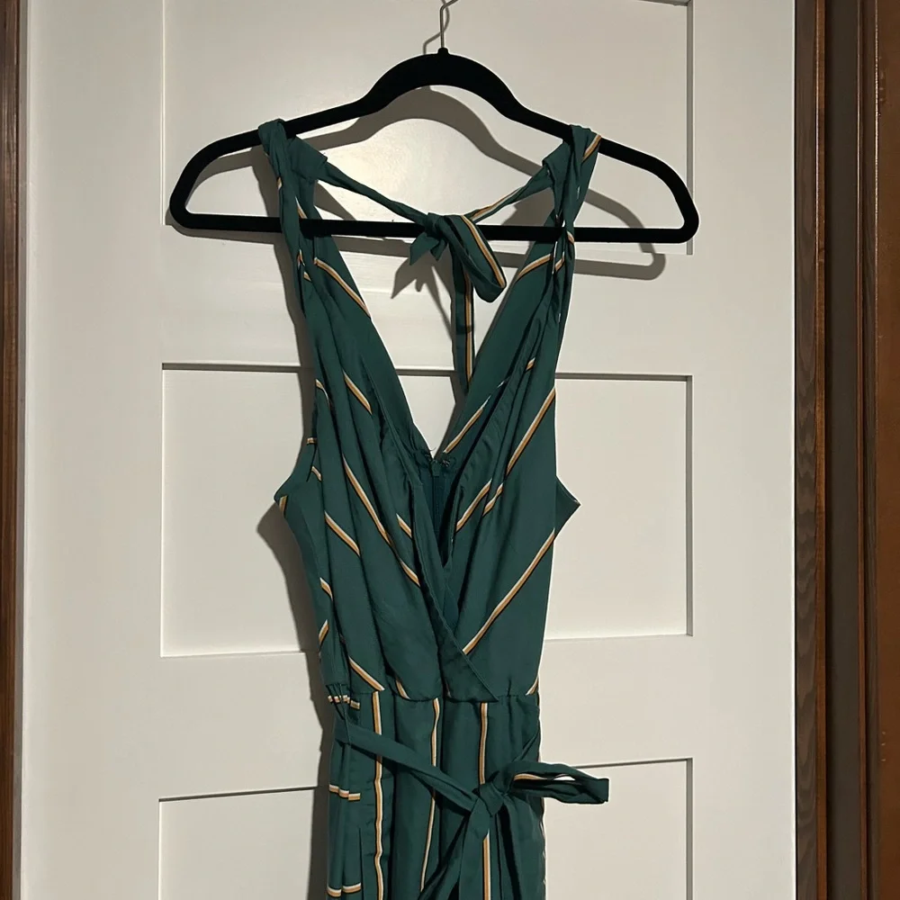 Ettitwa by Anthropologie Wide Leg Striped jumpsuit Size Medium - Picture 4 of 11